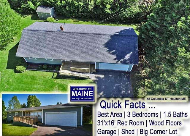 Property at 48 Columbia St, Houlton, ME 04730, 3 beds, 1.5 baths