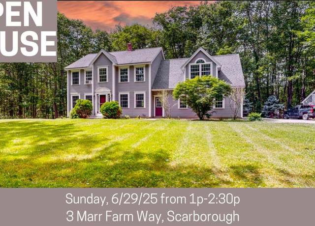 Property at 3 Marr Farm Way, Scarborough, ME 04074, 4 beds, 2.5 baths