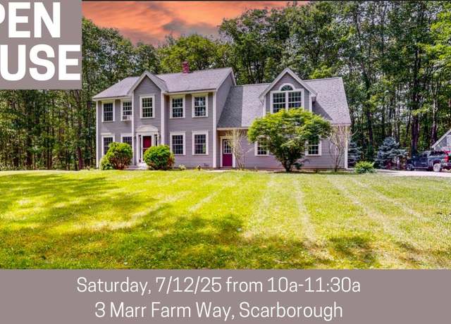 Property at 3 Marr Farm Way, Scarborough, ME 04074, 4 beds, 2.5 baths