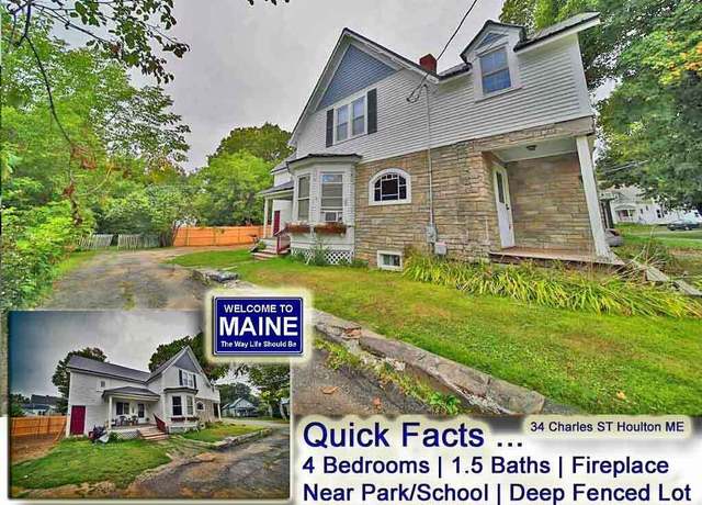 Property at 34 Charles St, Houlton, ME 04730, 3 beds, 1.5 baths
