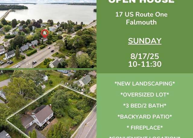 Property at 17 US Route One, Falmouth, ME 04105, 3 beds, 2.5 baths