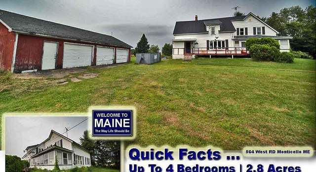 Photo of 564 West Rd, Monticello, ME 04760