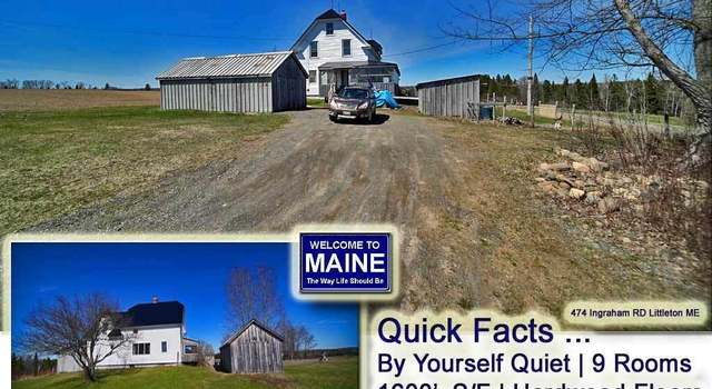 Photo of 474 Ingraham Rd, Littleton, ME 04730