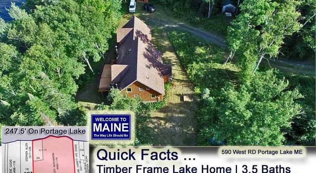 Photo of 590 West Rd, Portage Lake, ME 04768