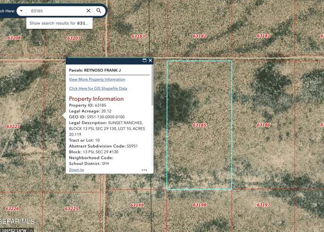 Property at 20 Acres Lot 10 Sunset Rnch, Sierra Blanca, TX 79851