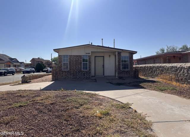 Property at 3480 Broken Bow St, El Paso, TX 79936, 2 beds, 1 bath