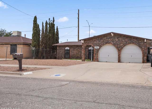 Property at 5961 Midas Dr, El Paso, TX 79924, 3 beds, 2 baths