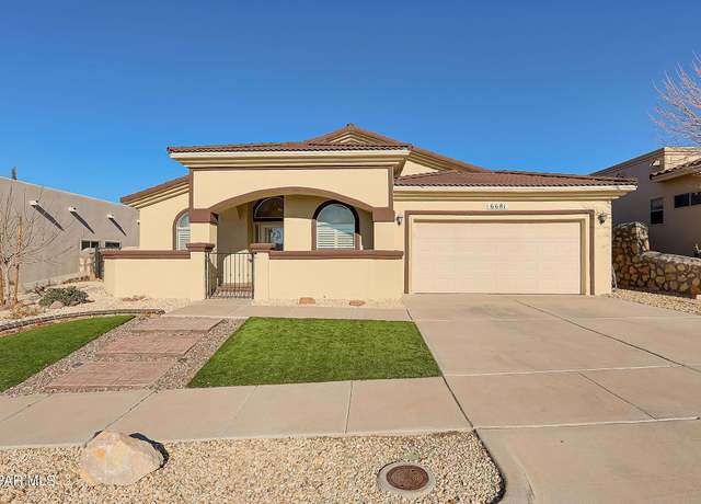 Property at 6681 Cabana Del Sol Dr, El Paso, TX 79911, 4 beds, 2 baths