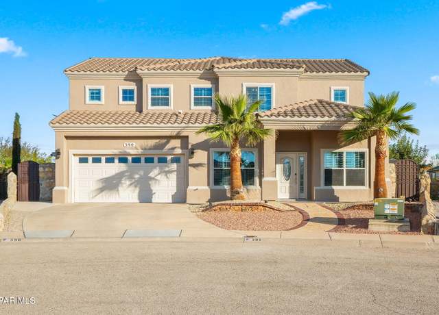 Property at 390 Emerald Mist Place Dr, Horizon City, TX 79928, 4 beds, 3.5 baths