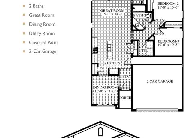 Property at 15217 Apex Ct, El Paso, TX 79938, 3 beds, 2 baths