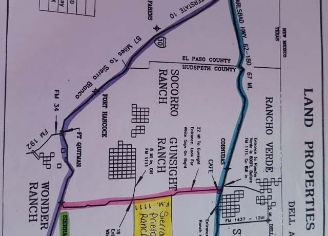 Property at TBD Sierra Prieto #18 Lot 25, Sierra Blanca, TX 79851