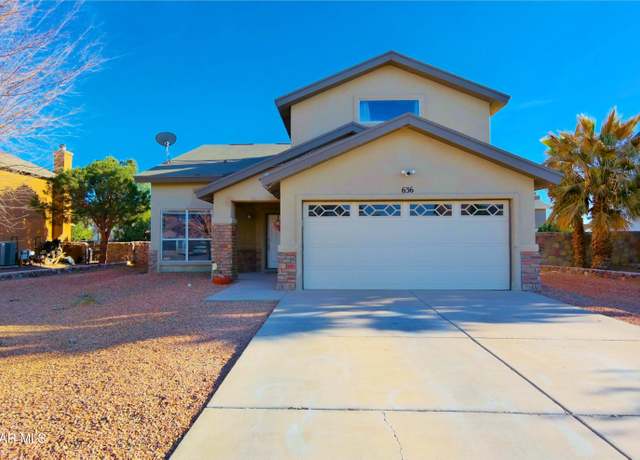 Property at 636 Vern Butler Dr, El Paso, TX 79932, 3 beds, 2.5 baths