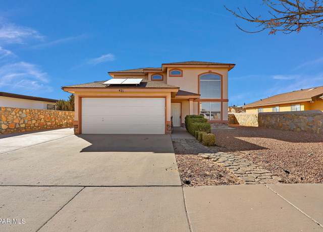Property at 421 Cactus Crossing Dr, Horizon City, TX 79928, 5 beds, 2 baths