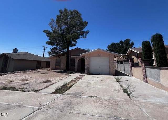 Property at 1547 Whistler Ln, El Paso, TX 79936, 3 beds, 2 baths