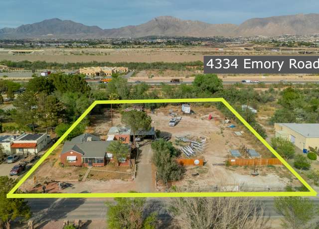 Property at 4334 Emory Rd, El Paso, TX 79922, 3 beds, 1 bath