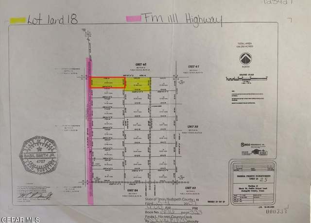 Property at TBD FM 1111 Hwy, Sierra Blanca, TX 79851