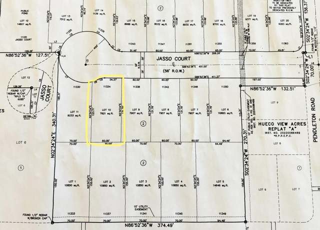 Property at 11334 Jasso Ct, El Paso, TX 79936
