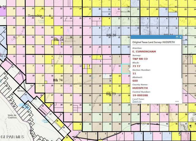 Property at 73 Sec 11 Psl Sw1/4nw1/4se1/4, Sierra Blanca, TX 79851