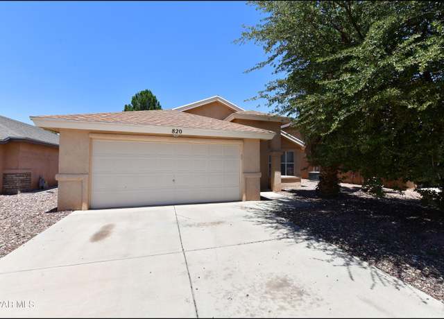 Property at 820 Saguaro Park Ct, El Paso, TX 79932, 3 beds, 2 baths