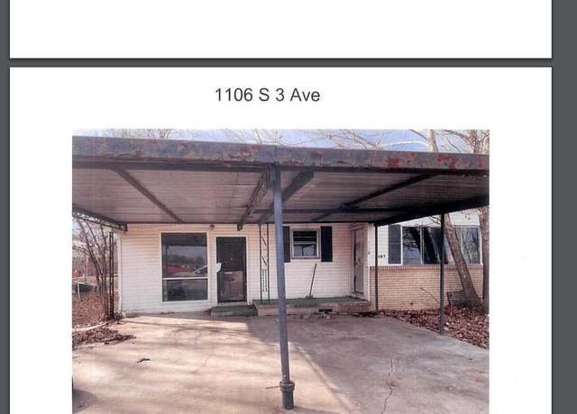 Property at 1106 S 3rd Ave, Paragould, AR 72450, 2 beds, 1 bath