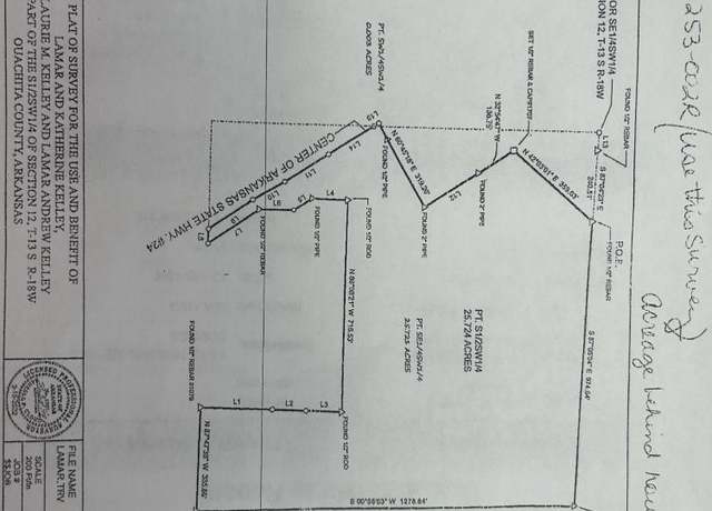 Property at 25.72 Acres, Camden, AR 71701