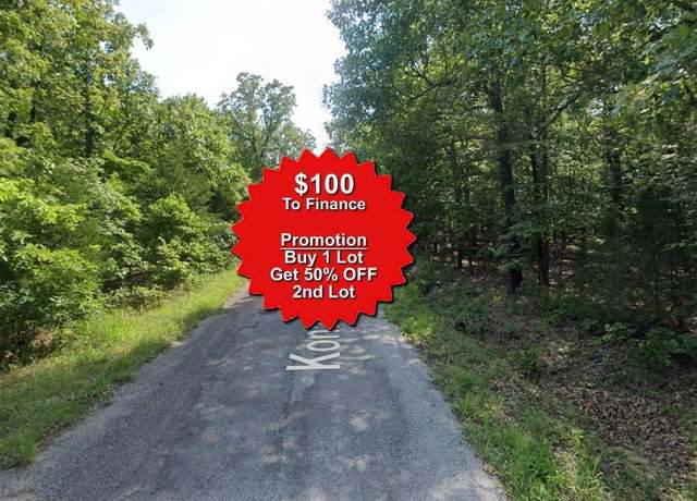 Property at 5 Konawa Dr Lot 5, Cherokee Village, AR 72529