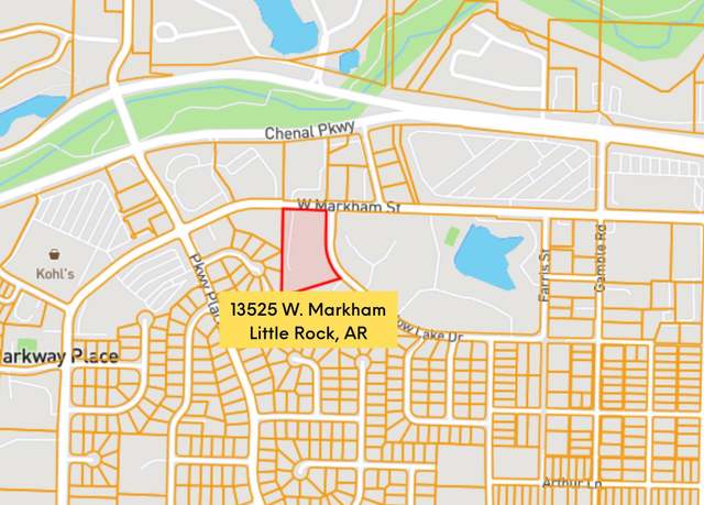 Property at 13525 W Markham St, Little Rock, AR 72211