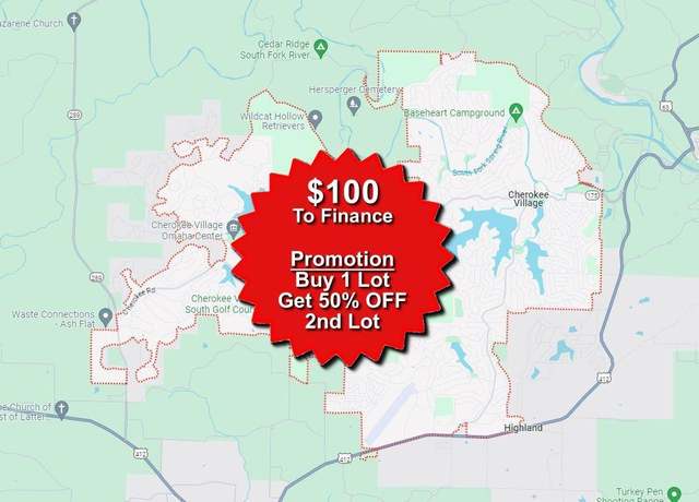 Property at 18 Ramah Cir Lot 18, Cherokee Village, AR 72529