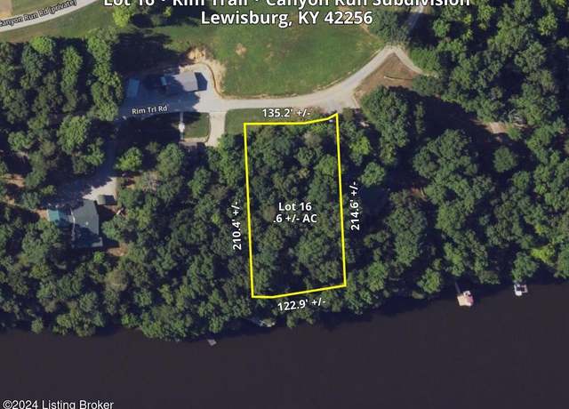 Property at Lot 16 Rim Trail Rd, Lewisburg, KY 42256