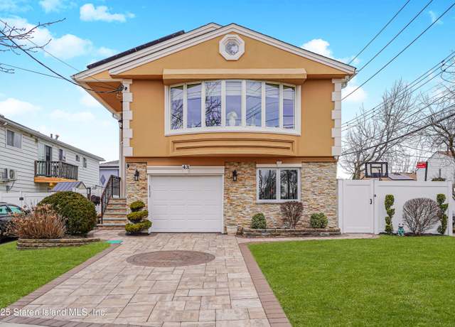 Property at 43 Rivington Ave, Staten Island, NY 10314, 3 beds, 1.5 baths