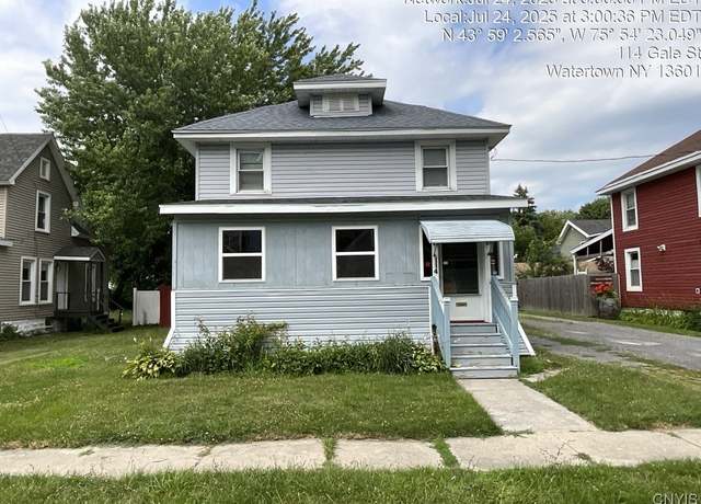 Property at 114 Gale St, Watertown City, NY 13601, 3 beds, 2 baths