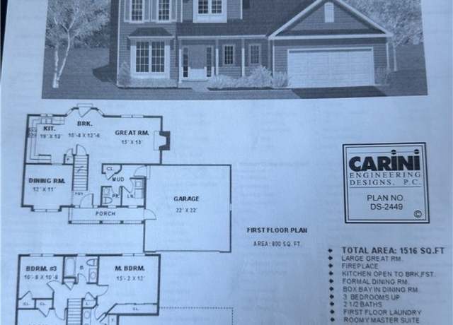 Property at 32 Kaye Park Ter, Gates, NY 14624, 4 beds, 2.5 baths