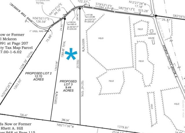 Property at Lot 3 Burdick Hill Rd, Otego, NY 13825, 5 beds, 2 baths