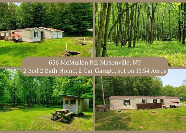 Property at 656 Mcmullen Rd, Masonville, NY 13733, 2 beds, 2 baths