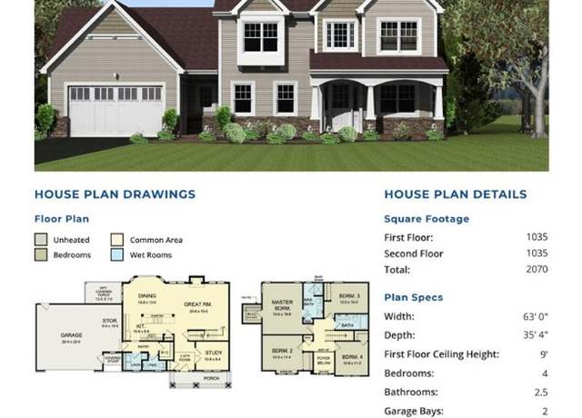 Property at 23 Mendon Green Ln, Mendon, NY 14534, 4 beds, 2.5 baths