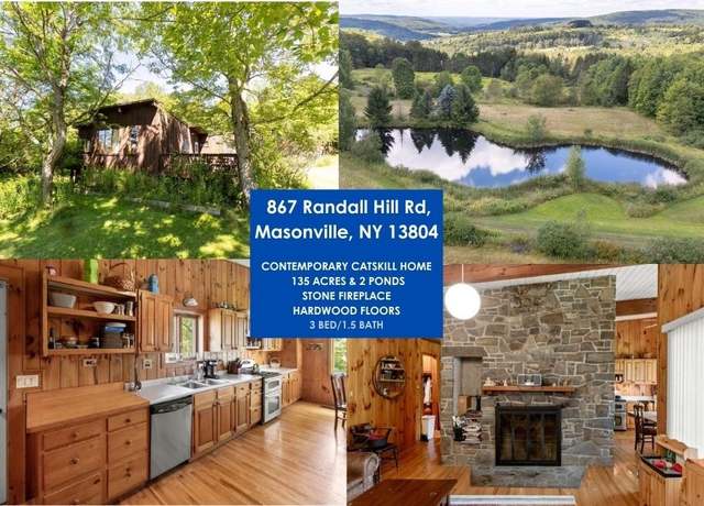Property at 867 Randall Hill Rd, Masonville, NY 13804, 3 beds, 1.5 baths