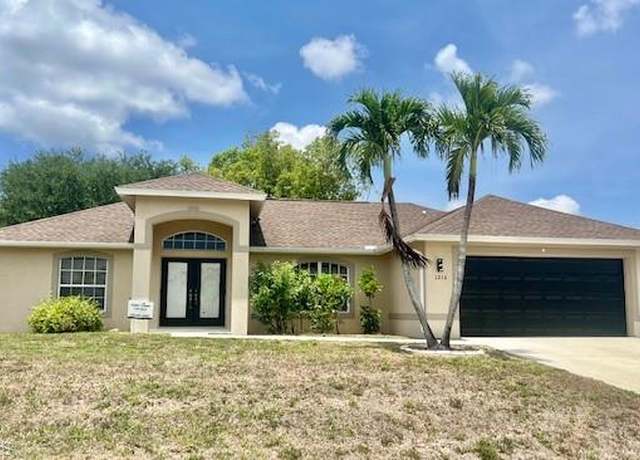 Property at 1216 SW 1st Ave, Cape Coral, FL 33991, 3 beds, 2 baths