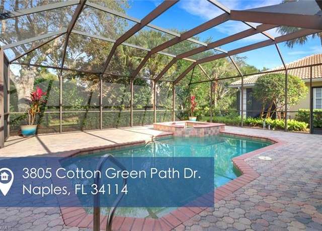 Property at 3805 Cotton Green Path Dr, Naples, FL 34114, 3 beds, 2 baths