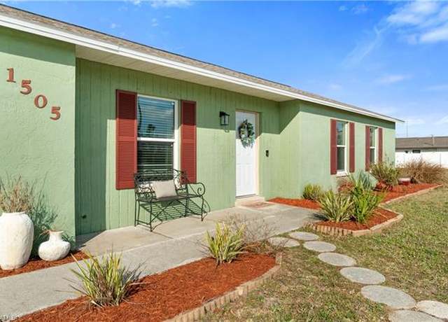 Property at 1505 NE 15th Ter, Cape Coral, FL 33909, 3 beds, 2 baths
