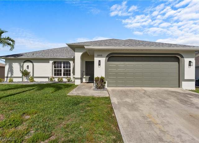 Property at 1805 NW 3rd Ave, Cape Coral, FL 33993, 4 beds, 2 baths