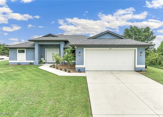 Property at 860 Theodore Vail St E, Lehigh Acres, FL 33974, 3 beds, 2 baths