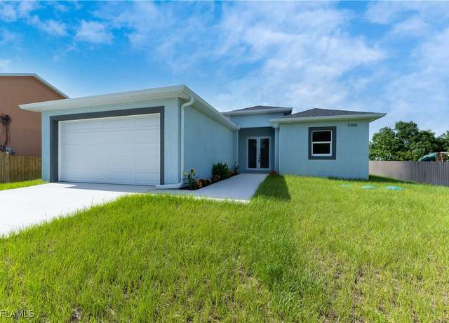 Property at 5308 4th St W, Lehigh Acres, FL 33971, 3 beds, 2 baths