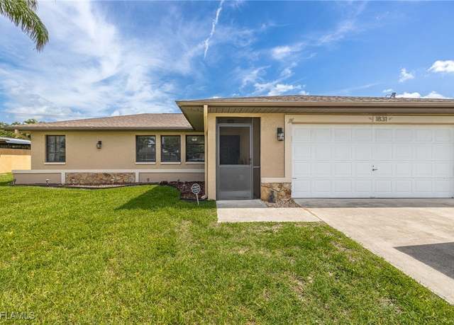 Property at 1831 SE 6th St, Cape Coral, FL 33990, 3 beds, 2 baths