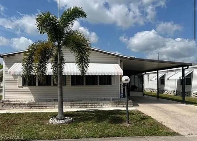 Property at 571 Sunrise Ln, North Fort Myers, FL 33903, 2 beds, 2 baths