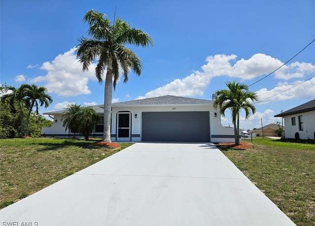 Property at 417 NW 18th Pl, Cape Coral, FL 33993, 3 beds, 2 baths