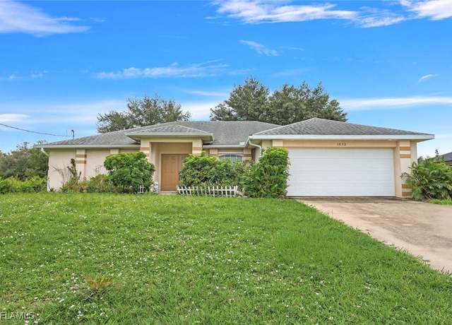 Property at 1832 Tomaso Ave, Lehigh Acres, FL 33972, 3 beds, 2 baths