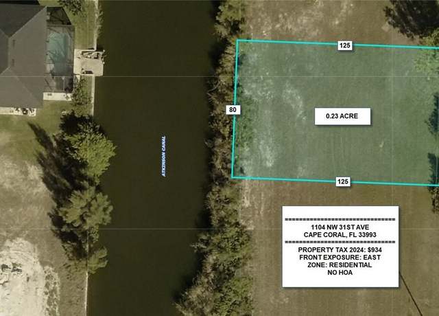Property at 1104 NW 31st Ave, Cape Coral, FL 33993