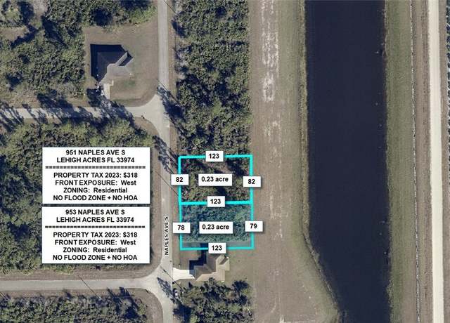 Property at 951 Naples Ave S, Lehigh Acres, FL 33974
