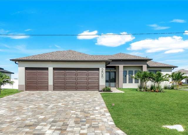 Property at 208 SW 29th Ave, Cape Coral, FL 33991, 3 beds, 2 baths