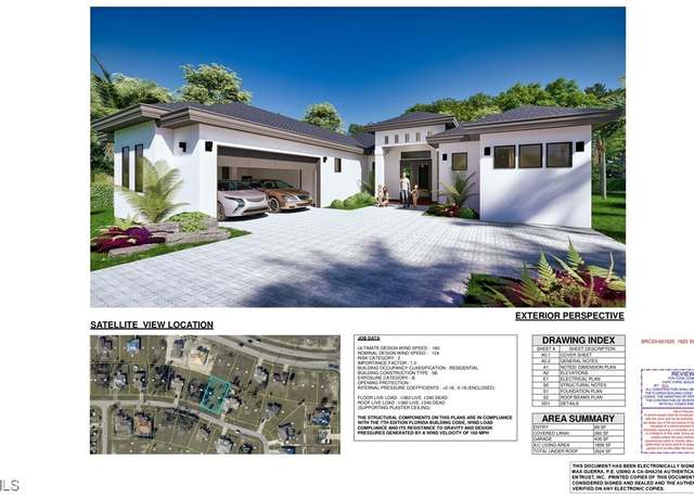 Property at 1623 SW Embers Ter, Cape Coral, FL 33991